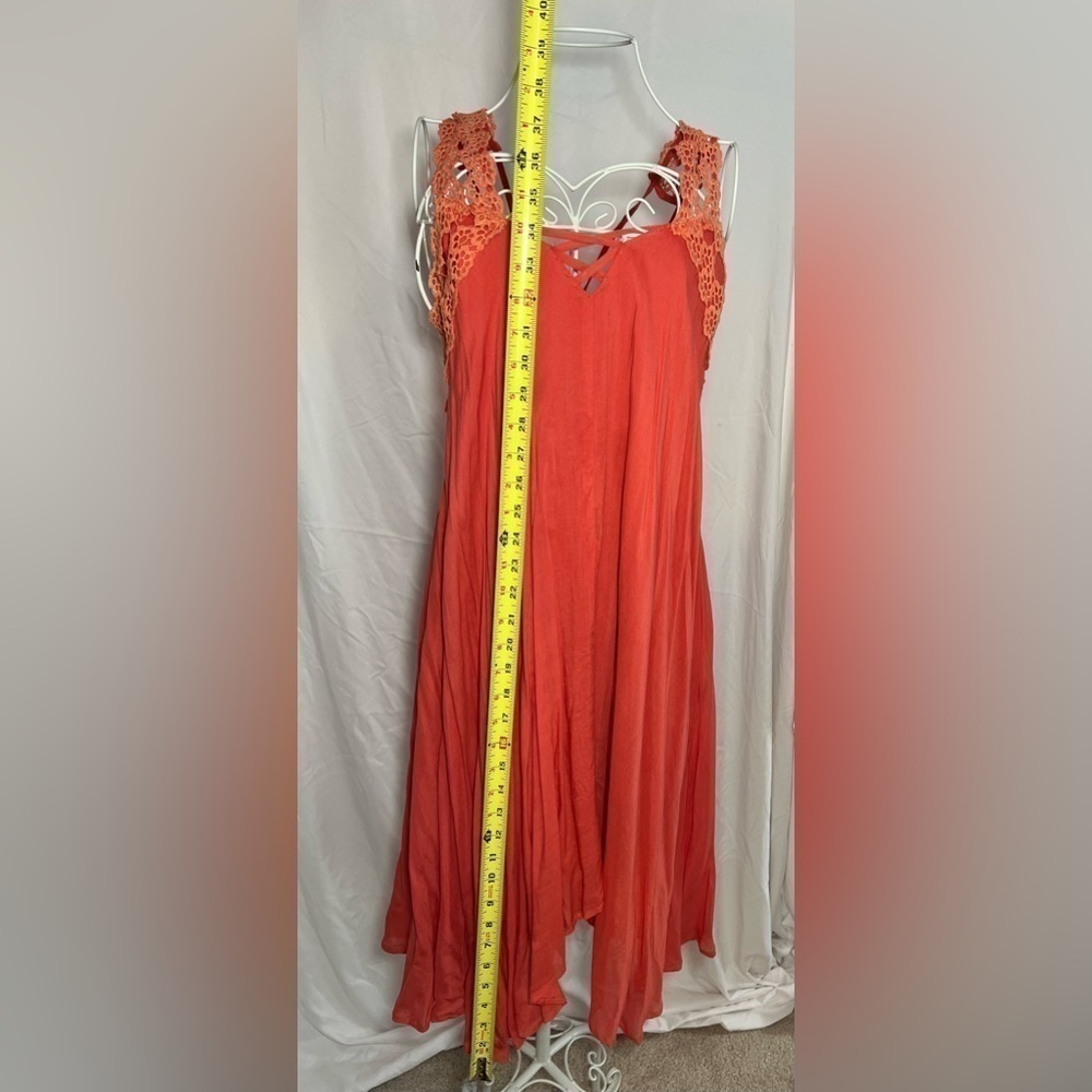ENTRO Sun Dress - Size Medium - Peach/Orange - Strappy - Good Condition! - Picture 2 of 6